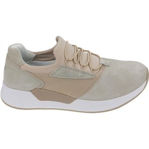 Gabor rollingsoft sensitive 951 - dames rollende wandelsneaker - beige