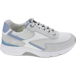 Gabor rollingsoft sensitive 26.895.51 - dames rollende wandelsneaker - wit - maat 41 (EU) 7.5 (UK)