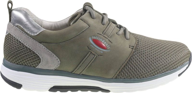 Gabor rollingsoft sensitive 975 - dames rollende wandelsneaker - groen
