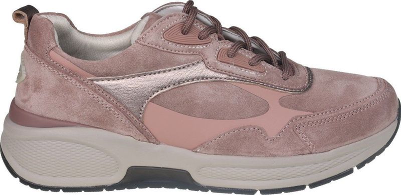 Gabor - Rollingsoft Sensitive - Dames Wandelsneaker - Roze - Flexibel Zooldesign