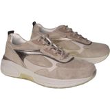 Gabor rollingsoft sensitive 96.835.44 - dames rollende wandelsneaker - beige - maat 40 (EU) 6.5 (UK)