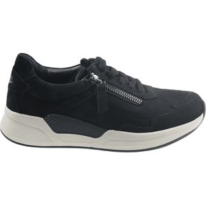 Gabor rollingsoft sensitive 76.958.47 - dames rollende wandelsneaker - zwart - maat 37.5 (EU) 4.5 (UK)