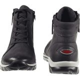 Rollingsoft - Enkellaarsjes - Zwart - Leer - Flexibele Zool