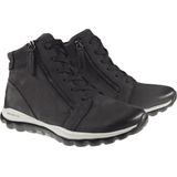 Rollingsoft - Enkellaarsjes - Zwart - Leer - Flexibele Zool