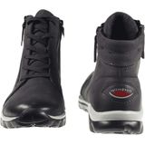 Rollingsoft - Enkellaarsjes - Zwart - Leer - Flexibele Zool