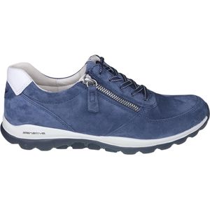 Gabor rollingsoft sensitive 86 968 - dames rollende wandelsneaker - blauw
