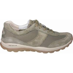 Gabor rollingsoft sensitive 86.966.34 - dames rollende wandelsneaker - groen - maat 40.5 (EU) 7 (UK)