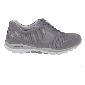 Gabor rollingsoft sensitive 66.966.39 - dames rollende wandelsneaker - grijs - maat 37.5 (EU) 4.5 (UK)