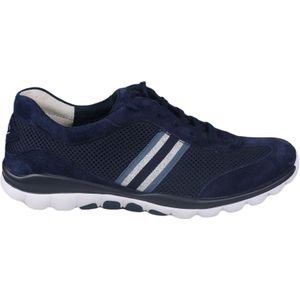 Gabor rollingsoft sensitive 46.966.16 - dames rollende wandelsneaker - blauw - maat 37 (EU) 4 (UK)