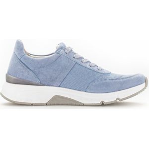 Gabor rollingsoft sensitive 46.897.26 - dames rollende wandelsneaker - blauw - maat 40.5 (EU) 7 (UK)