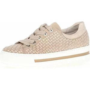 Gabor 66.499.33 - dames sneaker - beige - maat 40 (EU) 6.5 (UK)