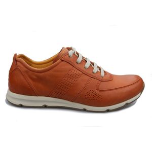 Camel Active, Schoenen, Dames, Oranje, 37 EU, Sportieve zomersneaker met subtiele stiksels