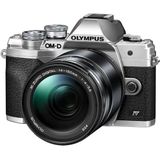 Olympus - OM-D E-M10 MK IV Kit - Camera - Zilver, Zwart - 20.30 Mpx