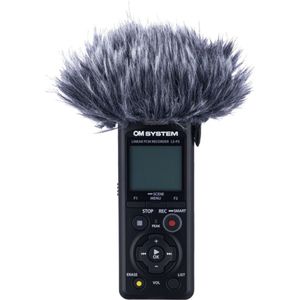 OM SYSTEM Audiorecorder LS-P5 Videographer Kit met deadcat en Hot Shoe adapter