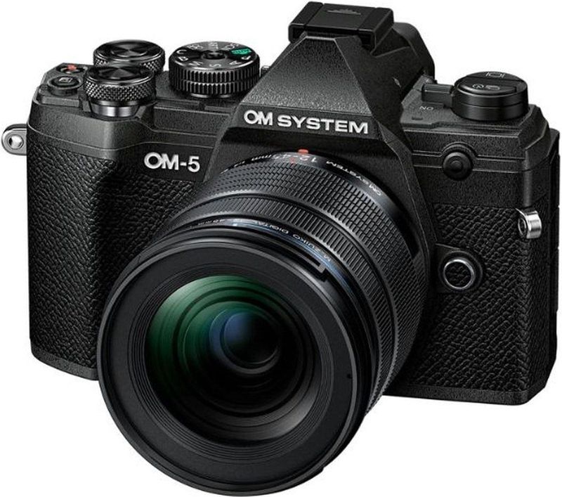 OM SYSTEM OM-5 - Systeemcamera - Zwart - Inclusief 12-40mm lens