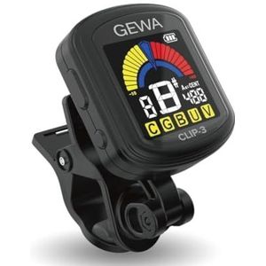 GEWA Clip-3 oplaadbare stemapparaat met 360 graden rotatie, 4 kleuren LCD-display, meerdere modi