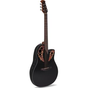 Ovation CE44-5-G Celebrity Elite Mid Cutaway elektrische gitaar zwart