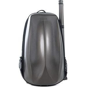 GEWA vioolkoffer rugzak Space Bag Titanium 1/2-1/4 met strijkstokkoffer ca. 2,3 kg (incl. strijkstok koffer)