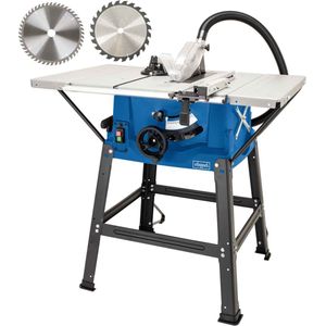 Scheppach Tafelcirkelzaag HS100S - 2000W - 250 mm - 2 hardmetalen bladen