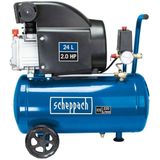 Scheppach HC26 Compressor - 1500W - 8 Bar - 24L Tankinhoud