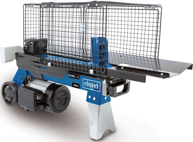 Holzspalter liegend HL760L Scheppach - 230V | 7t Spaltkraft | 2200W | bis 520mm Holzlänge | Ø 250mm
