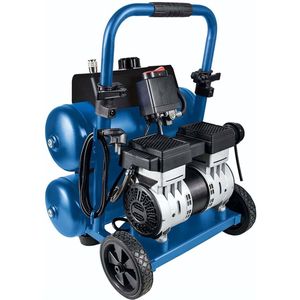 Scheppach - HC20SI Twin - Luchtcompressor - Blauw - 20L - 750W