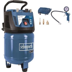 Vertical Scheppach HC25V 24L Compressor - 1500W - 10Bar (geleverd met 5 accessoires)