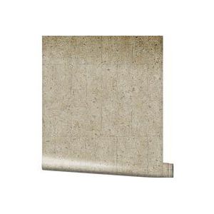 Behang met grove structuur en metallic accenten - Behang - Muurdecoratie - Wanddecoratie - Vliesbehang - Assorti 2022-2024 - 0,53 x 10,05 M.