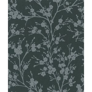 Behang met Japanse bloesem - Behang - Wandbekleding - Wallpaper - Vliesbehang - Assorti 2022-2024 - 0,53 x 10,05 M.