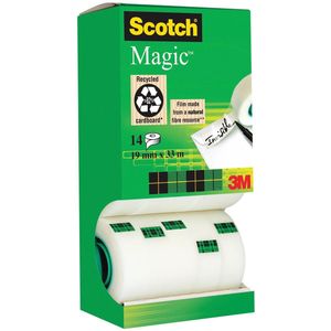 Scotch plakband Scotch Magic Tape, value pack 12 + 2 rollen gratis