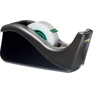Plakbandhouder scotch c60 zwart 1rol magic tape
