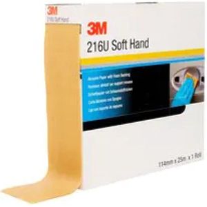 3M™ Soft handvellen op rol - 216U Precut - 114mmx25m - P320 - 50335