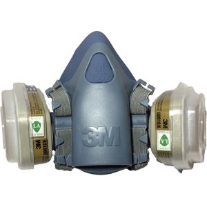 3M Halfgelaatsmasker 7502 inclusief 6001CN filters