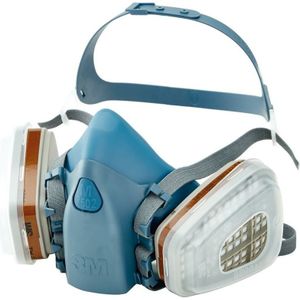 3M - 7523L - Stofmasker - Inclusief 6055 A2 en 5935 P3 Filters - Herbruikbaar