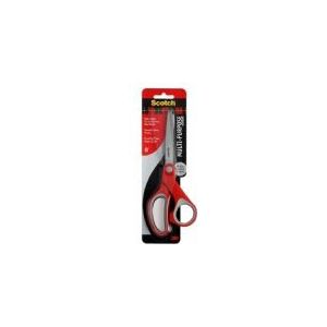 Komfort-Schere 20cm mit Komfortgriffen rot grau