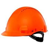 3M Peltor G3000CUV-OR Veiligheidshelm met pinlock - Oranje - Plastic sweatband