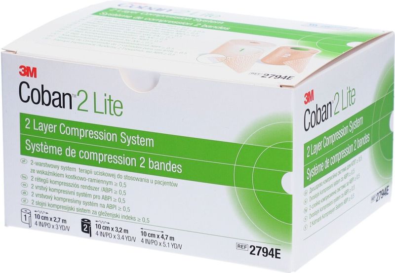 Coban - 2 Lite - Twee Lagen Compressiesysteem - Latexvrij