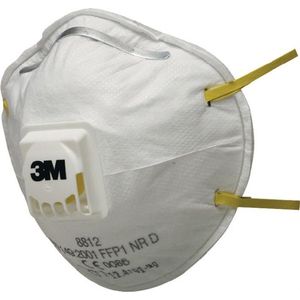 3M - 8812 - Stofmasker - Wit - FFP1 NR D - 10 Stuks
