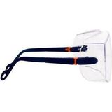 3M - 2800 - Overzetveiligheidsbril - Transparant - Polycarbonaat