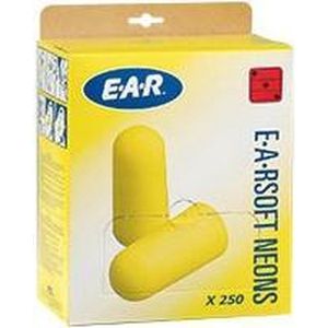 EAR Soft Yellow Neons - oordoppen - 250 paar -
