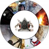 3M Masker Serie 6000 - Herbruikbaar - Lichtgewicht - Dubbel Filterontwerp