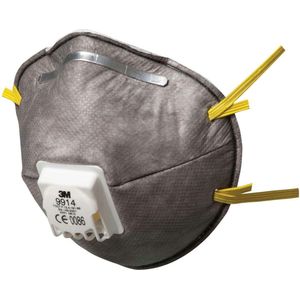 Stofmasker voor storende geuren en organische dampen 3M™ 9914 – FFP1, met Coolflow™ ventiel