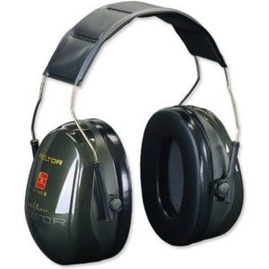 3M Peltor Optime II - gehoorbescherming - SNR 31 dB - donkergroen