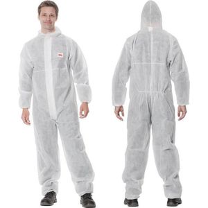 3M - 4500 - Beschermende Overall - Wit - CE Categorie 1