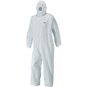 3M - 4520 Overall - Beschermpak - Wit/Blauw - Eenmalig Gebruik