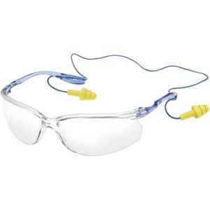 3M Kunststof Veiligheidsbril Helder Blauw Montuur - Polycarbonaat