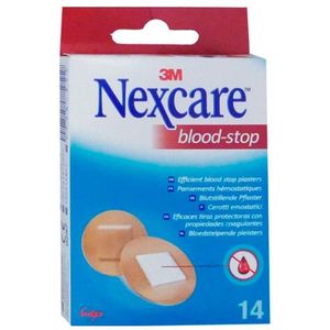 Nexcare Bloed Stop Rond, 14 Stuk