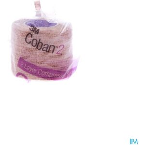 Coban 2 Compressie 5cmx2,7m beige 1 stuks