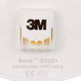 3M 9322+ Aura Stofmasker FFP2 Met Ventiel