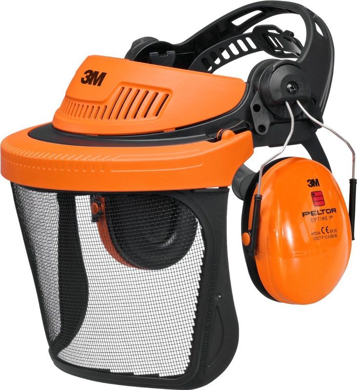 3M G500V5CO - Gelaatsbescherming - Oranje - Gehoorbescherming - 1 stuks